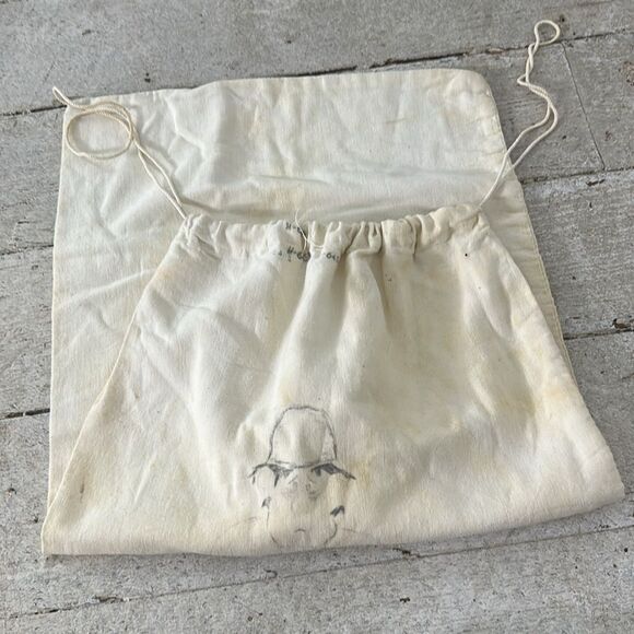 Vintage 1940s Distressed Military Trench Art Cotton Rutsack - Picture 1 of 8